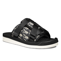 Sandalen Alpha Oblique Black Grey aus Premium-Material